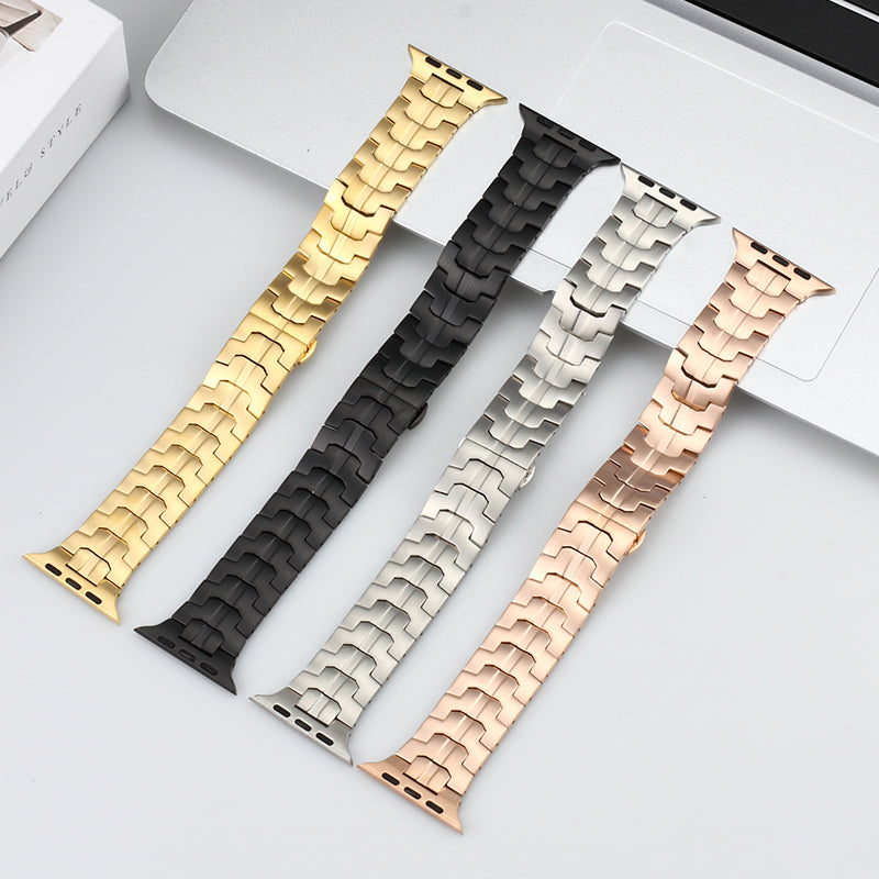 starlight Stainless steel watch band is suitable for Apple Ultra watch Iron Man element new watch band 38/40/41/42/44/45/49mm