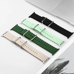 2022 Newest official same Ocean band for apple watch 8 Ultra silicon strap 49mm 45mm 41mm for Apple Watch Ultra Serie 8 7 6 5