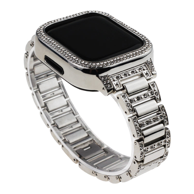 New metal jewelry buckle diamond case watch strap one Apple Watch with women's sales exploded