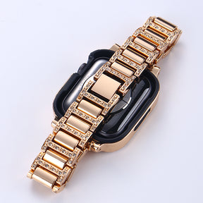 New metal jewelry buckle diamond case watch strap one Apple Watch with women's sales exploded