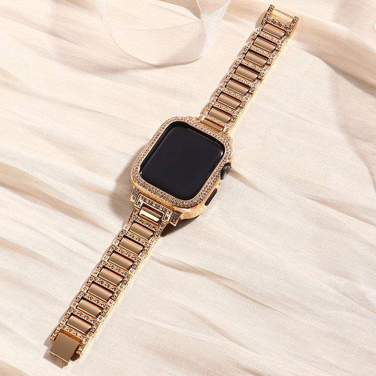 New metal jewelry buckle diamond case watch strap one Apple Watch with women's sales exploded