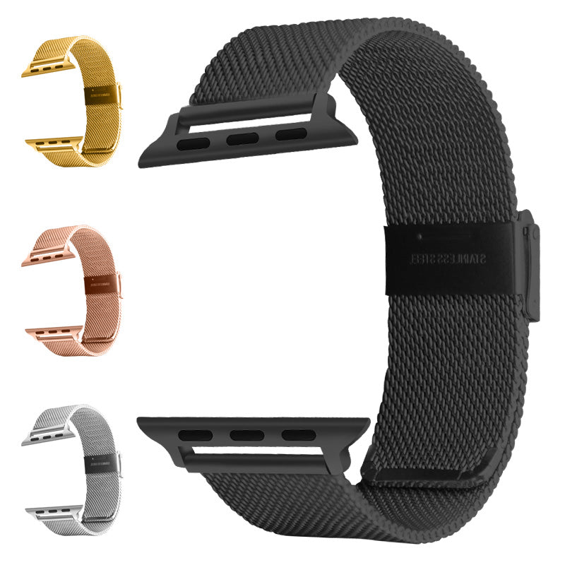 Milanese strap compatible with Apple Watch band 38mm 40mm 42mm 44mm man/women bracelet Apply to IWatch 6/5/4/3/2/1/ series
