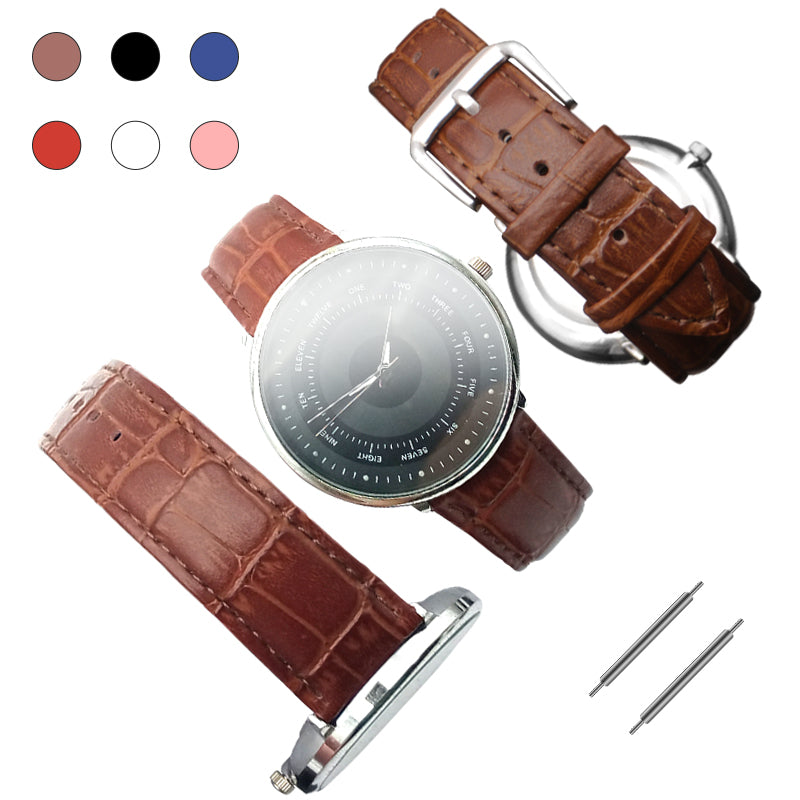 Leather watch Straps 14mm 16mm 18mm 20mm 22mm 24mm soft calf leather watchband