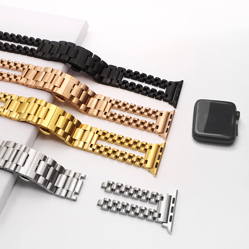 Metal band is compatible with apple Watch 38mm 40mm 41mm 42mm 44mm 45mm 49mm personalized business man/woman band for the iwatchSE9/8/7/6/5/4/3/2/1/
