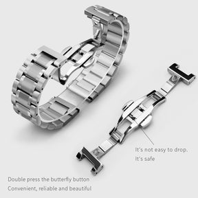 Stainless steel metal watchband is suitable for Longines watch,12mm 13mm 14mm 15mm 16mm 17mm 18mm 19mm 20mm 21mm 22mm 23mm 24mm series wristband