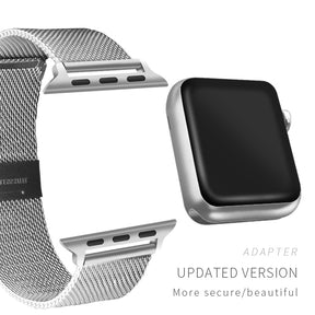 Milanese strap compatible with Apple Watch band 38mm 40mm 42mm 44mm man/women bracelet Apply to IWatch 6/5/4/3/2/1/ series