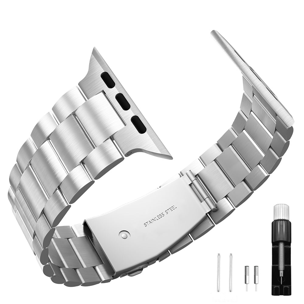 Stainless steel sport band is compatible with the apple Watch series 5/4/3/2/1 Iwatch replacement band for men/women